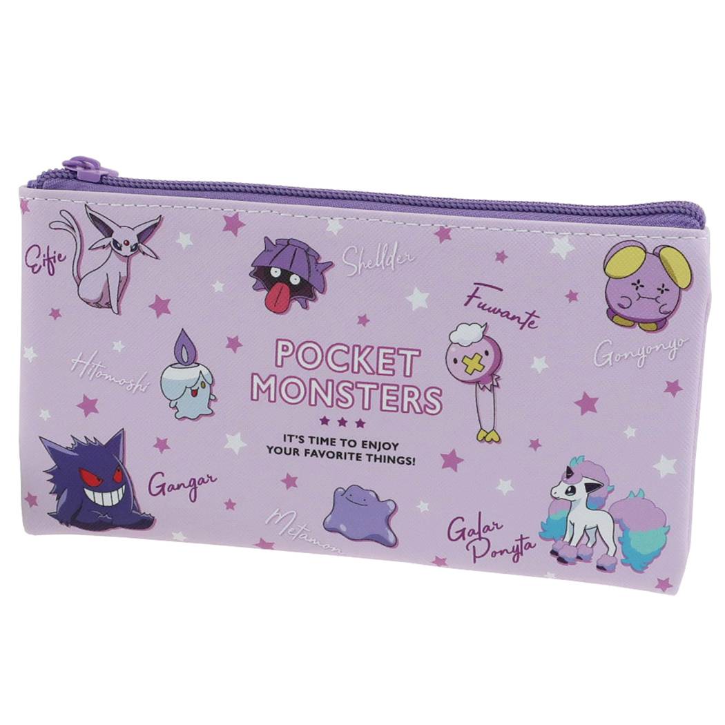ポケモン 平ポーチ フラットポーチ カラーズパープル ポケットモンスター ティーズファクトリー プレゼント 男の子 女の子 ギフト