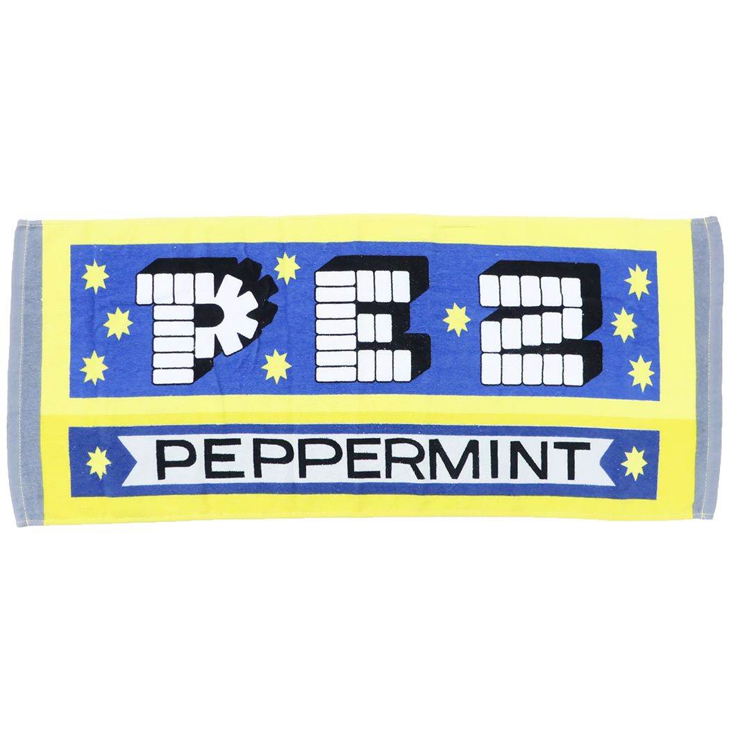 プリントロングタオル ペッツ PEZ フェイスタオル ティーズファクトリー ペパーミント
