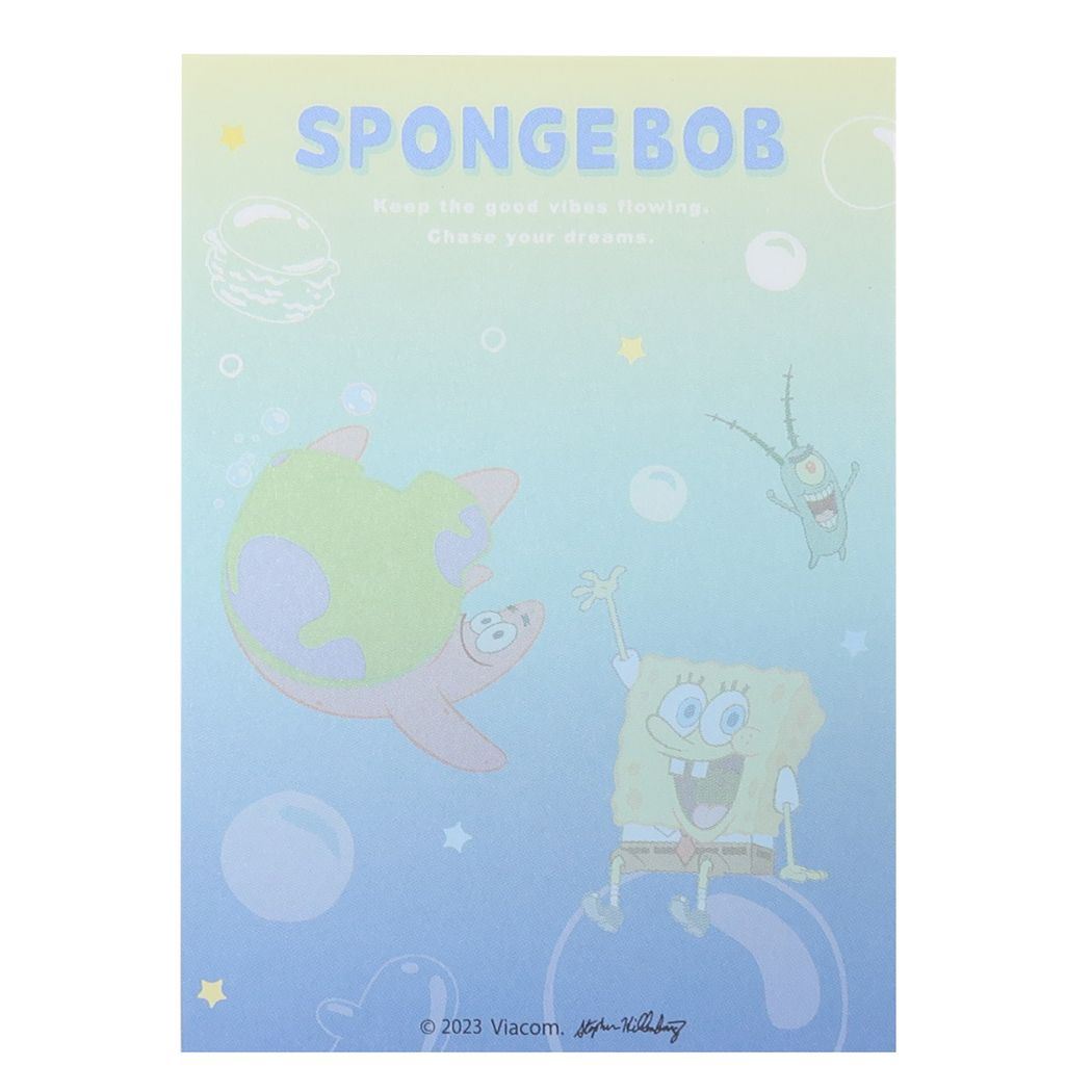 スポンジボブ グッズ メモ帳 キャラクター ダイカットメモ帳 ミニミニメモ