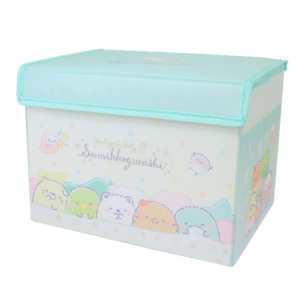 すみっコぐらし キャラクター ストレージボックス フタ付き折りたたみ収納ボックス すみっコベビー ねんね サンエックス
