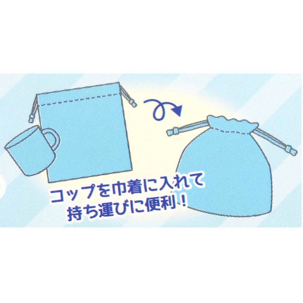 プラコップ&巾着セット はぴだんぶい 巾着袋 サンリオ ティーズファクトリー 新入学
