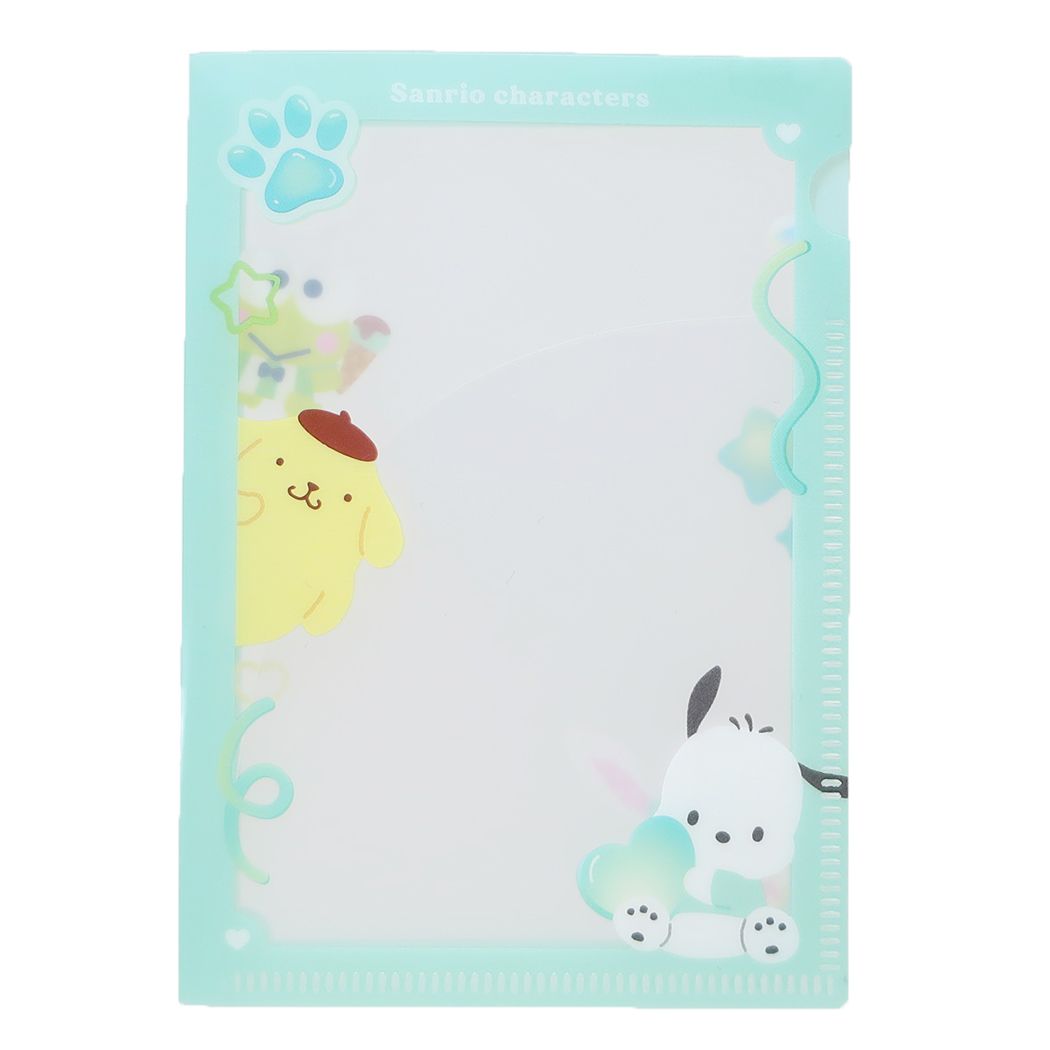 クリアフォルダー サンリオキャラクターズ カスタマイズファイル&ステッカー サンリオ ミント 推し活