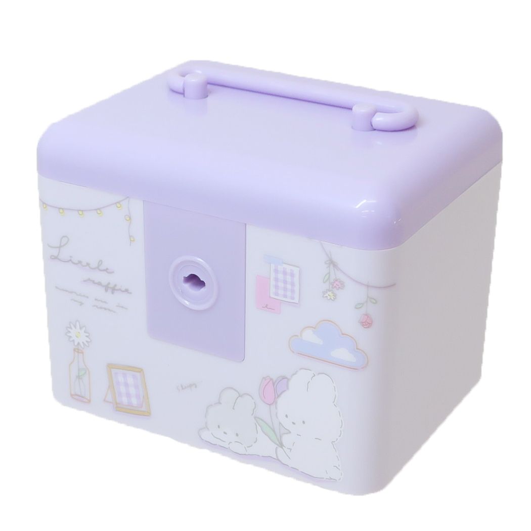 卓上収納 鍵付き2段BOX Little Rabbit ティーズファクトリー
