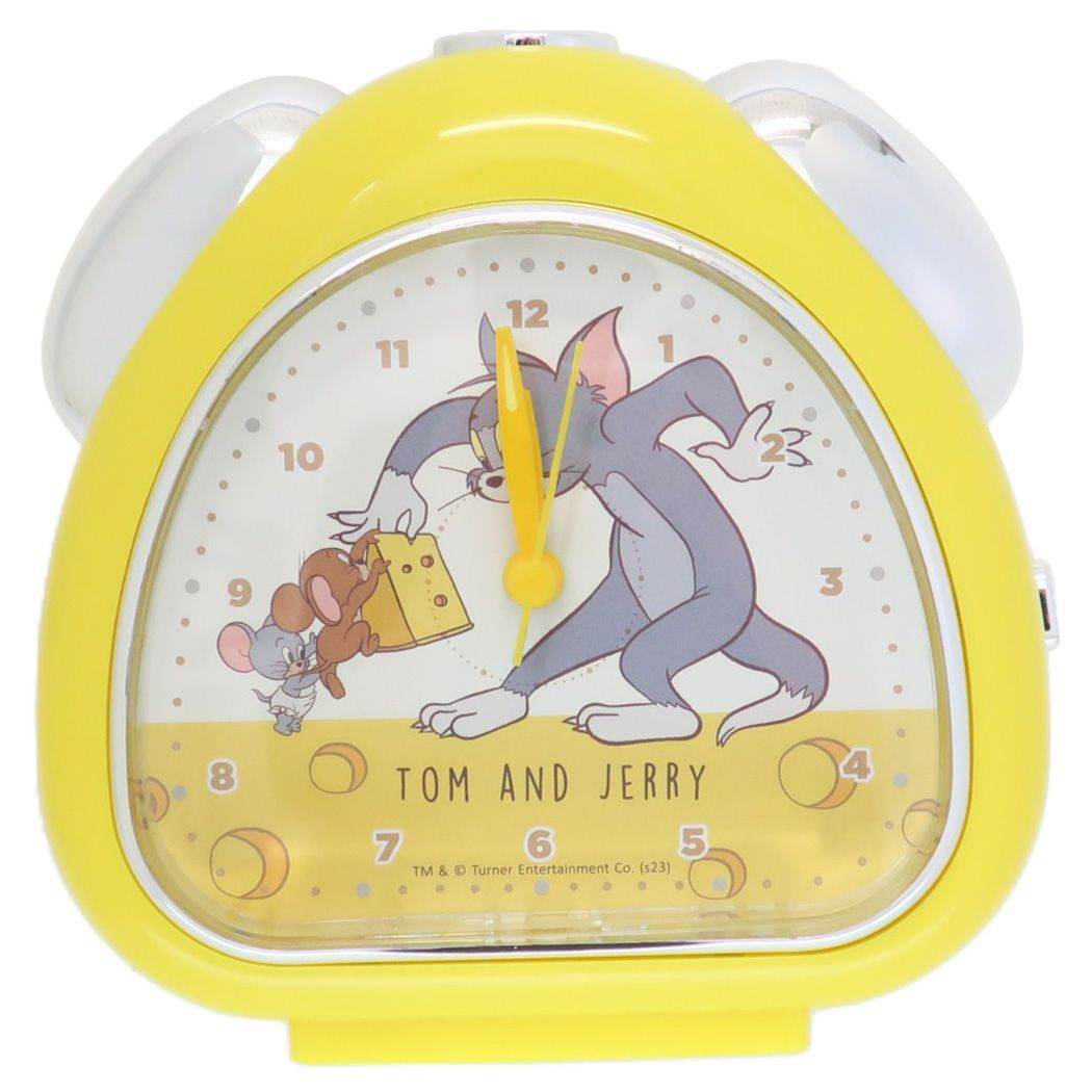 トムとジェリー キャラクター 目覚まし時計 おむすびクロック チーズだいすき ワーナーブラザース