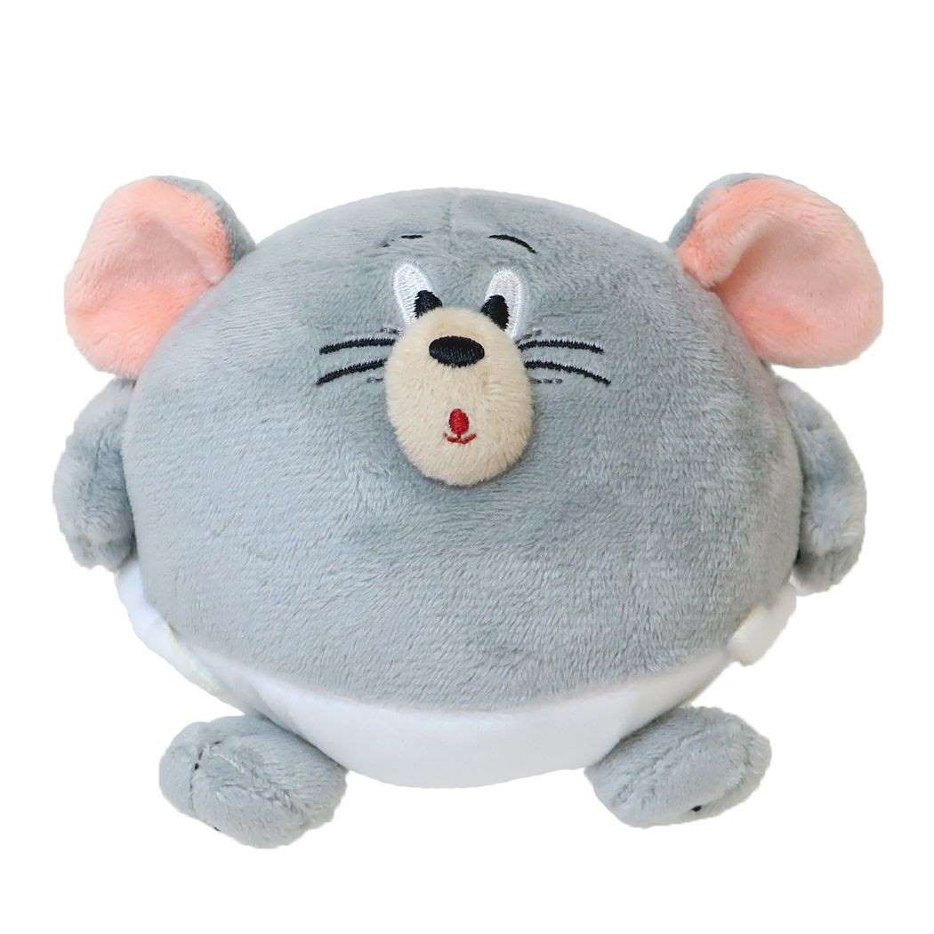 トムとジェリー ワーナーブラザース キャラクター ぬいぐるみ おすわりマスコット タフィー オレンジまるのみ