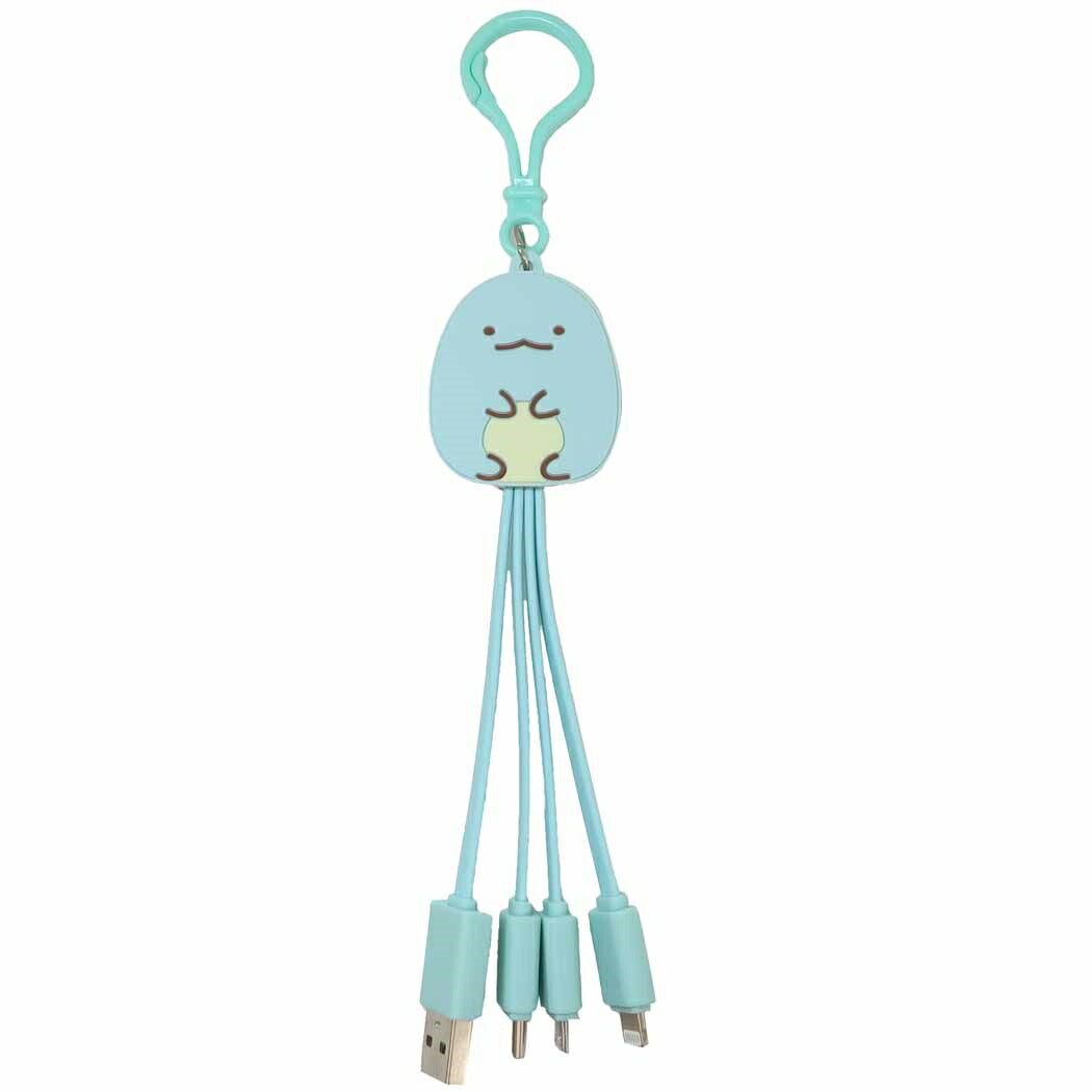 すみっコぐらし グッズ 充電ケーブル サンエックス キャラクター マルチ充電ケーブル プレゼント 男の子 女の子 ギフト