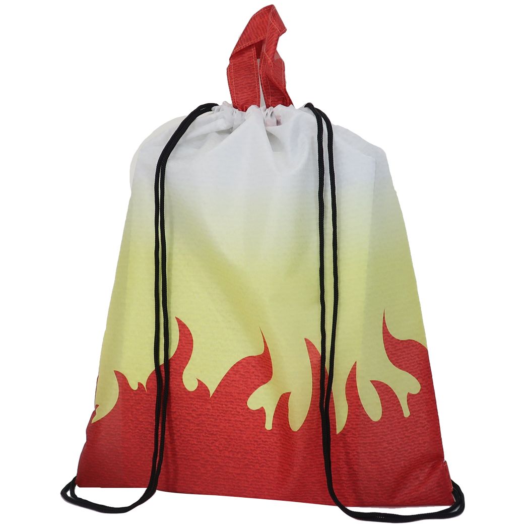 和柄 ナイロン ナップサック 体操服かばん 火焔模様 通学バッグ グッズ プレゼント 男の子 女の子 ギフト