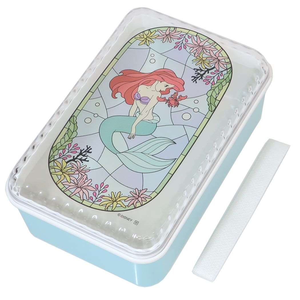 リトルマーメイド グッズ お弁当箱 キャラクター ステンドグラス風一段ランチBOX