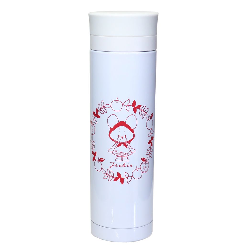 くまのがっこう 絵本キャラクター 保温保冷水筒 ステンレスボトル 300ml アップルガール ジャッキー