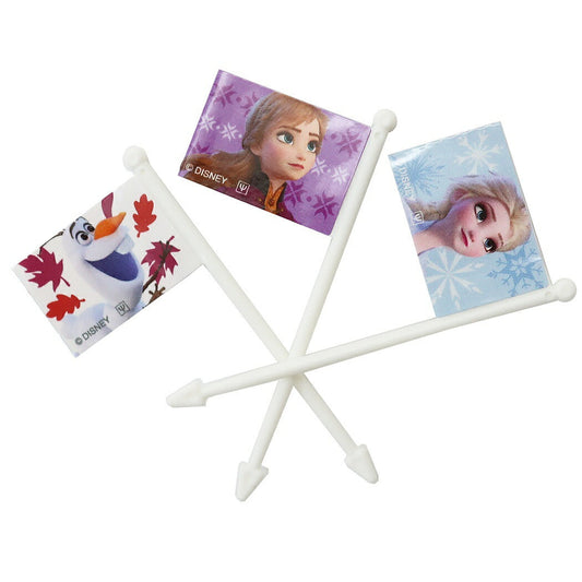 アナと雪の女王2 ディズニー グッズ キャラ弁 雑貨 フラッグ ピックス 9本セット ヤクセル プレゼント 男の子 女の子 ギフト