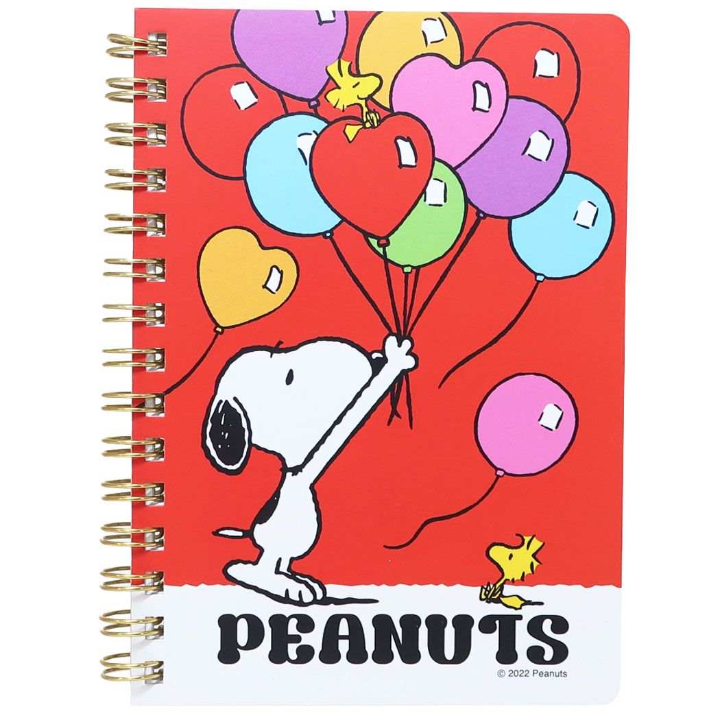スヌーピー A6リングノート ピーナッツ リングノート キャラクター PEANUTS 新入学