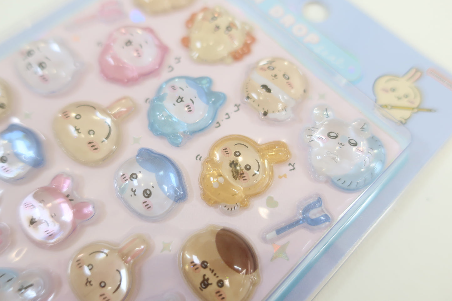 【訳あり】【うさぎ1枚の中に異物あり】ちいかわ シールシート ボンボンドロップシール みんな ポーズ サンスター文具