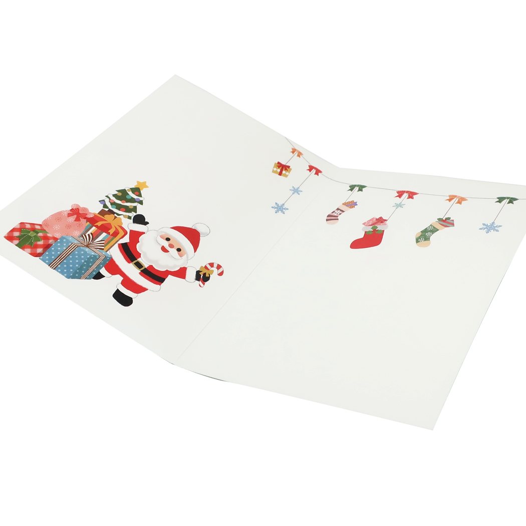CHRISTMAS グリーティングカード ハンドメイド クリスマスカード 541 アクティブコーポレーション ギフト雑貨 Xmasカード メール便可