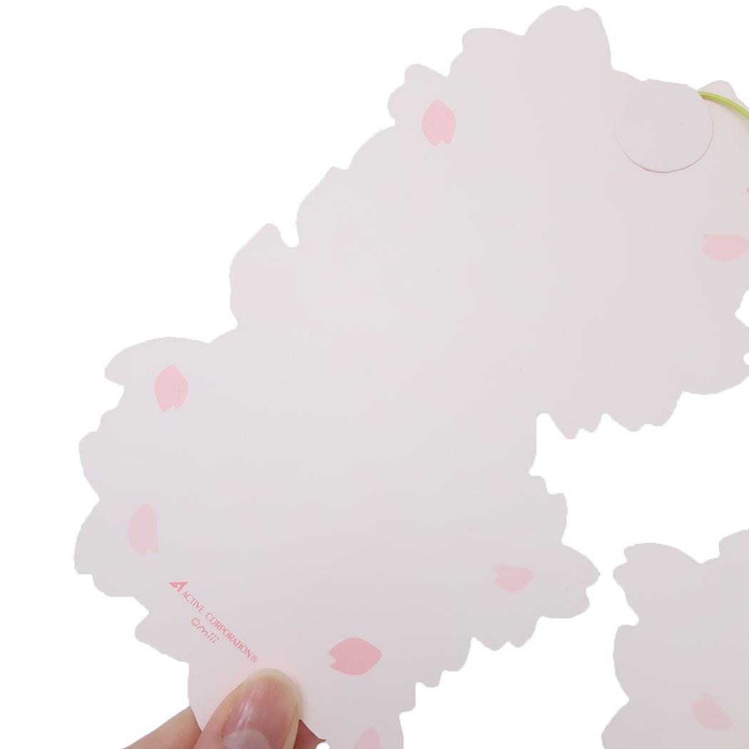桜ガーランドカード グリーティングカード アクティブコーポレーション メッセージカード 入学 卒業 メール便可