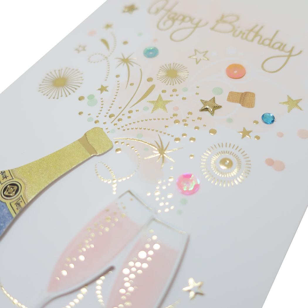 ハンドメイド グリーティングカード バースデー GE-91 アクティブコーポレーション 誕生日 お祝 メッセージカード 封筒付き メール便可
