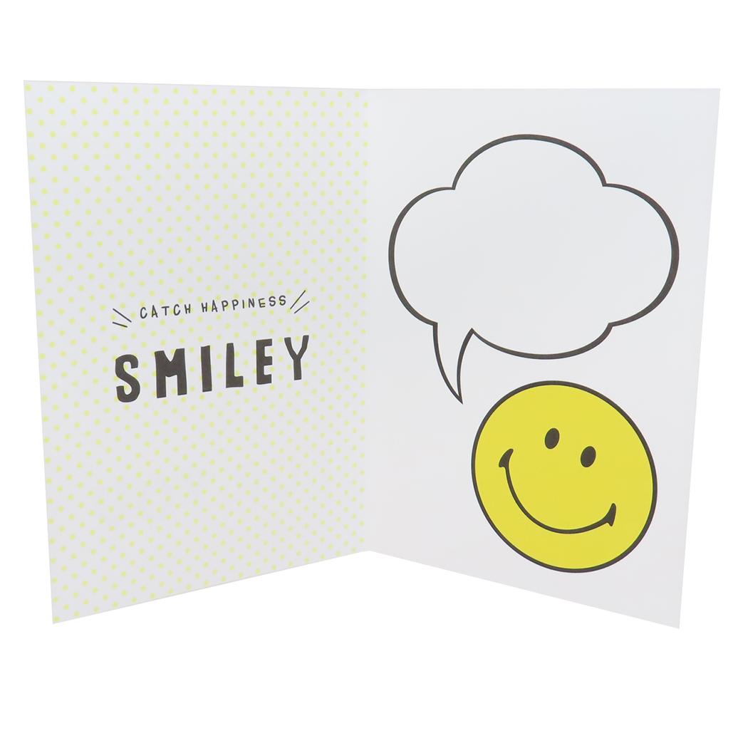 メッセージカード グリーティングカード スマイリーフェイス FOR YOU GE-112 Smiley Face アクティブコーポレーション 封筒付き メール便可