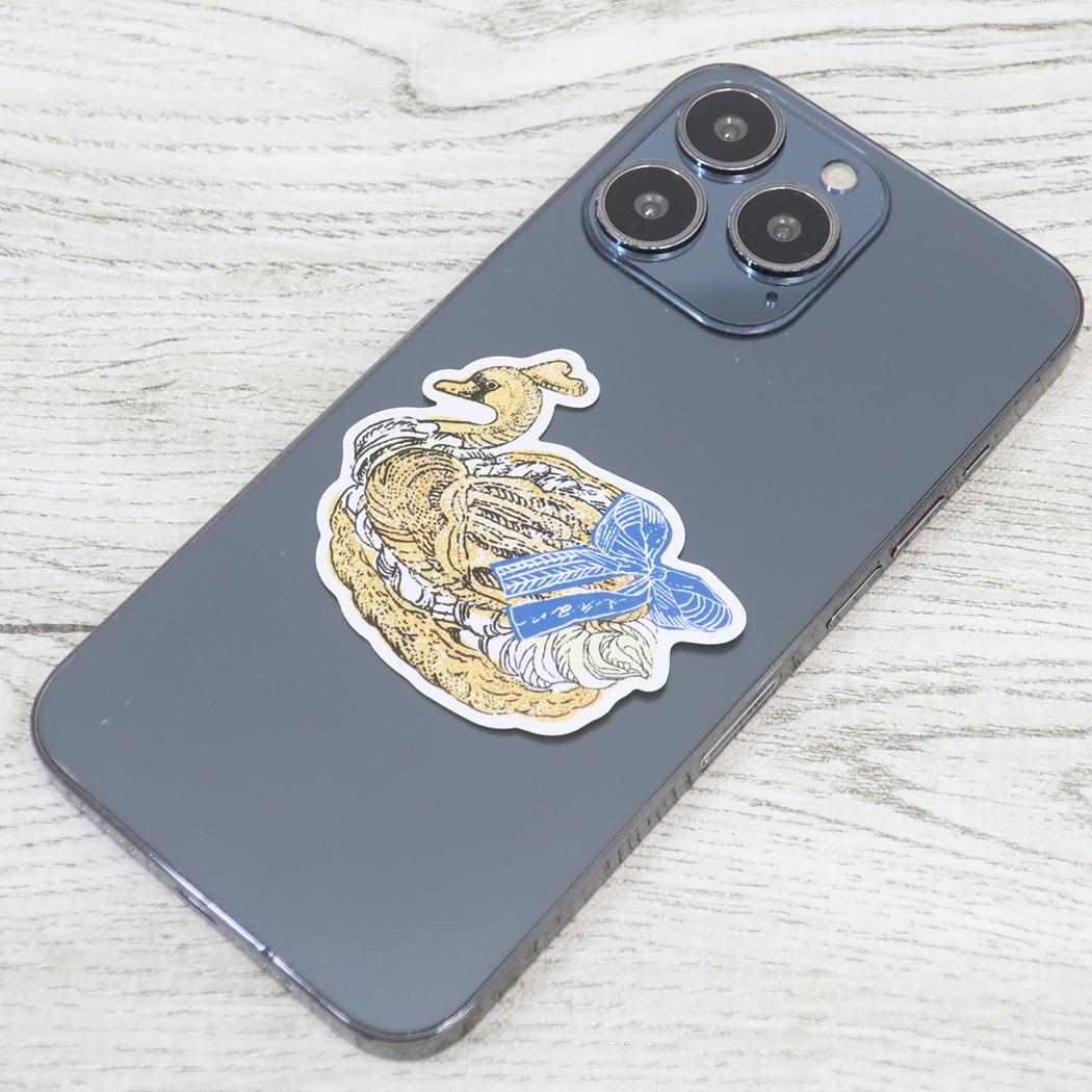 ステッカー ダイカットシール いのうえ彩 スワンシュー アクティブコーポレーション デコシール かわいい メール便可