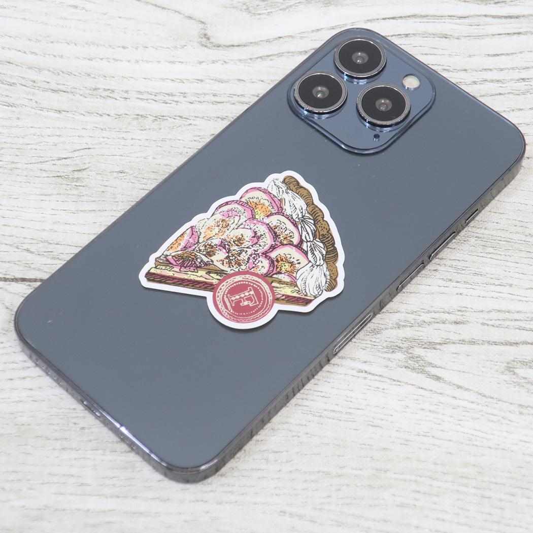 ステッカー ダイカットシール いのうえ彩 フルーツタルト アクティブコーポレーション デコシール かわいい メール便可
