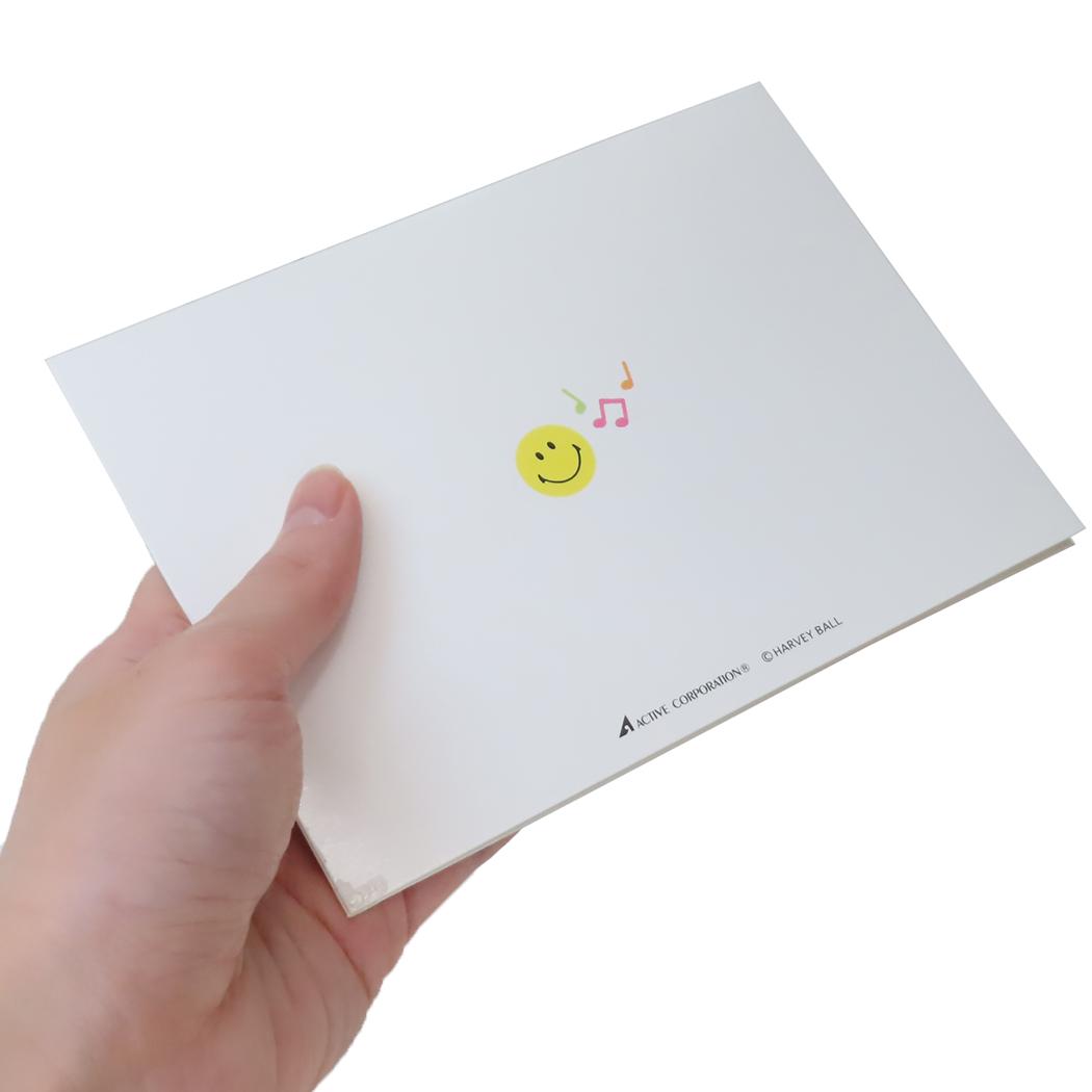 オルゴールカード グリーティングカード スマイリー バースデー Smiley Face アクティブコーポレーション 封筒付き メール便可