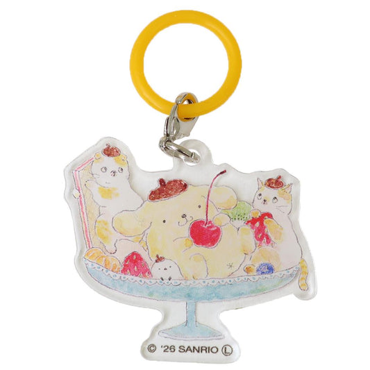 トコロコムギxサンリオキャラクターズ めじるしチャーム ジブンマーカー 気分はポムポムプリンアラモード Sanrio アクティブコーポレーション 目印 傘マーカー ボトルマーカー キャラクター グッズ メール便可 シネマコレクション