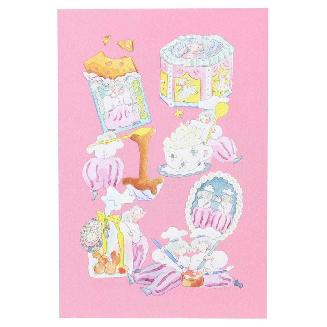 dodolulu グリーティングカード ポストカード chocolatier アクティブコーポレーション はがき ハガキ イラストレーター グッズ メール便可 シネマコレクション