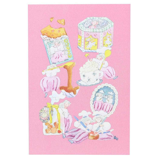 dodolulu グリーティングカード ポストカード chocolatier アクティブコーポレーション はがき ハガキ イラストレーター グッズ メール便可 シネマコレクション