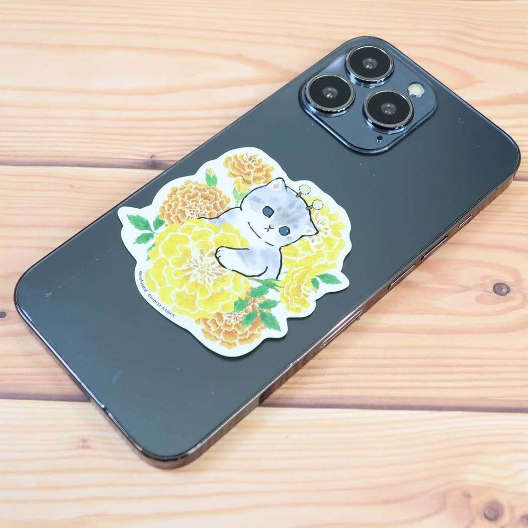 ステッカー mofusand × 日比谷花壇 ステッカー M09-SL-196 アクティブコーポレーション