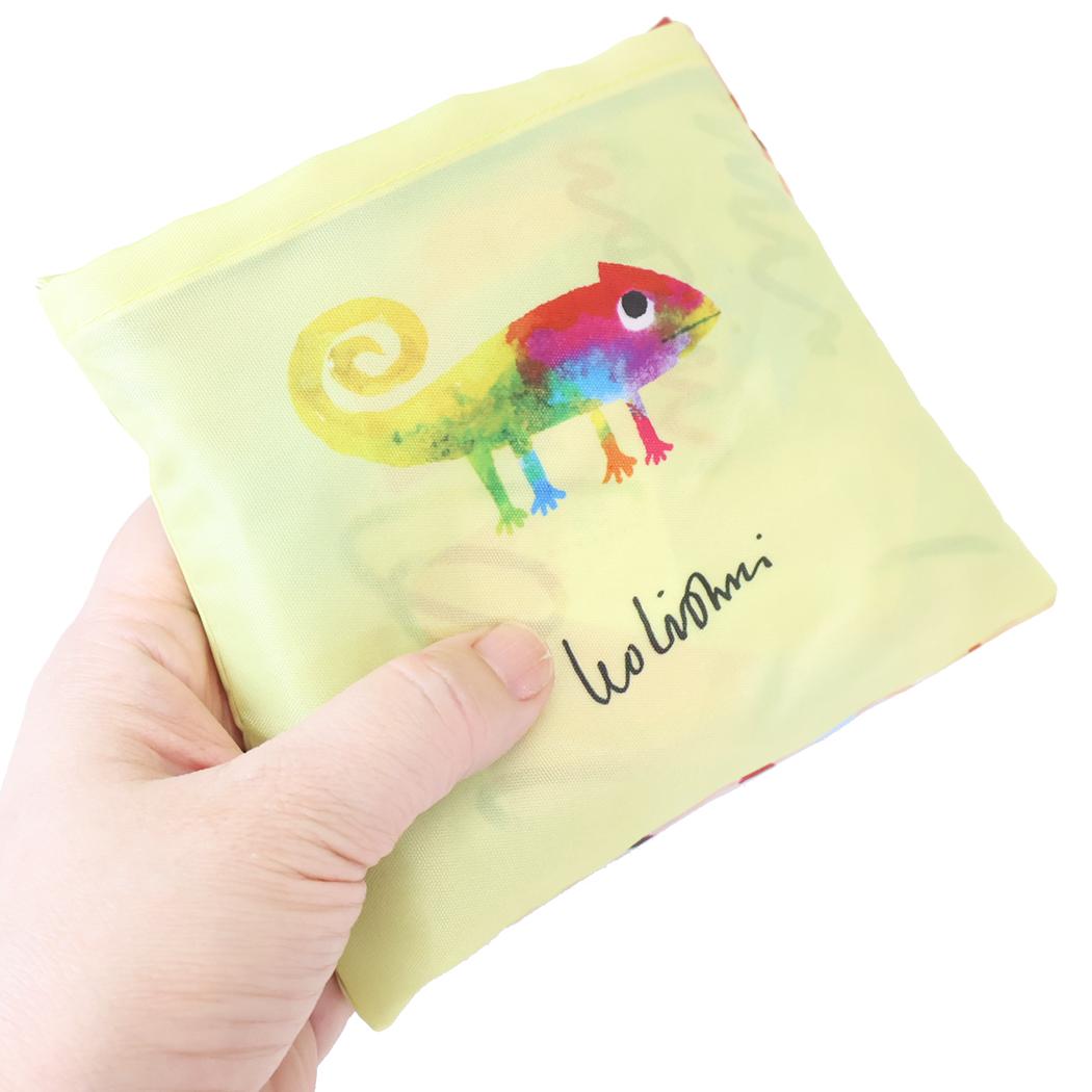 レオレオニ エコバッグ 折りたたみショッピングバッグ カメレオンA Leo Lionni アンファンス
