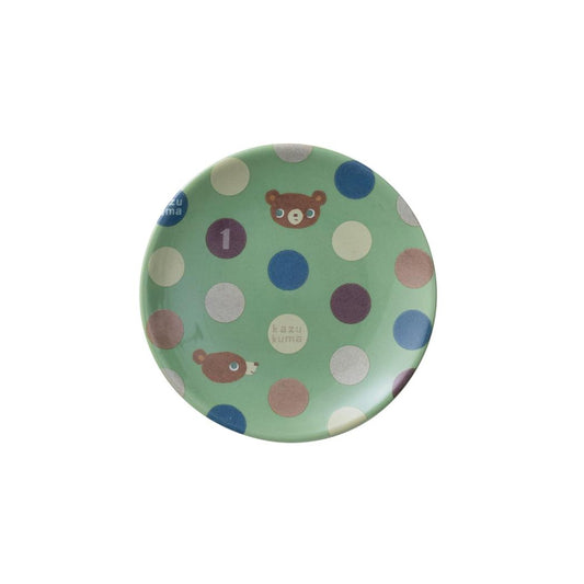 かずくま 小皿 豆皿 9cm オリーブ アイトー