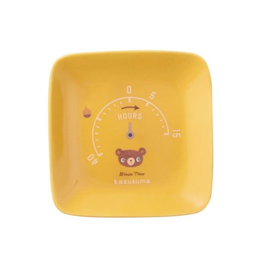 かずくま 小皿 角皿 13cm どんぐり マスタード アイトー