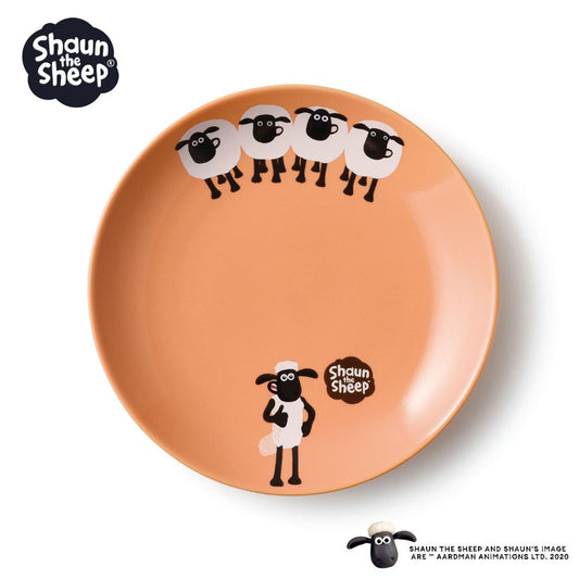 ひつじのショーン 中皿 磁器製 プレート 17cm ショーンと仲間 アイトー
