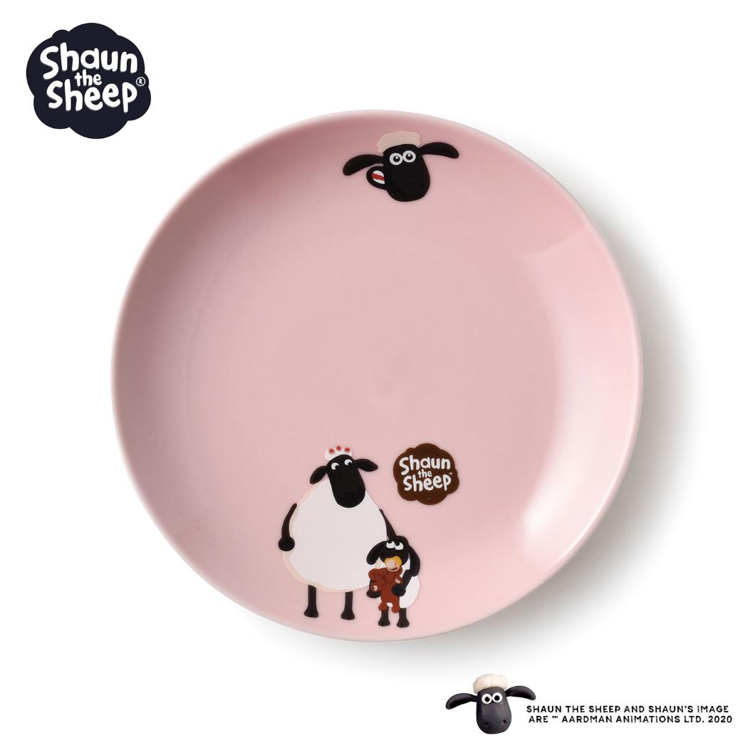 ひつじのショーン 中皿 磁器製 プレート 17cm ティミー＆マミー アイトー