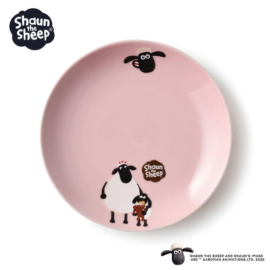 ひつじのショーン 中皿 磁器製 プレート 17cm ティミー＆マミー アイトー
