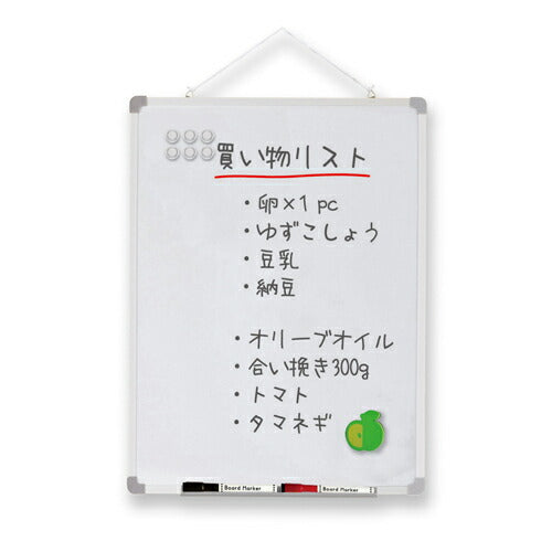 アスカ アスミックス Asmix ホワイトボード Lサイズ 磁石が使える タテヨコ両用