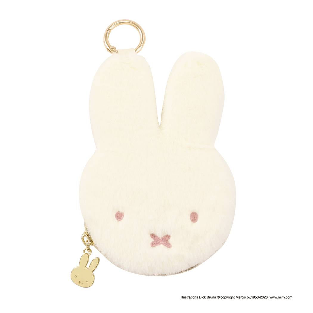 ミッフィー 小銭入れ miffy フェイスシリーズ コインケース アイボリー ディックブルーナ BSS