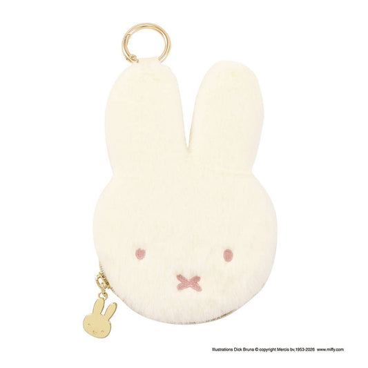 ミッフィー 小銭入れ miffy フェイスシリーズ コインケース アイボリー ディックブルーナ BSS