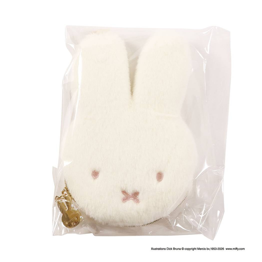 ミッフィー 小銭入れ miffy フェイスシリーズ コインケース アイボリー ディックブルーナ BSS