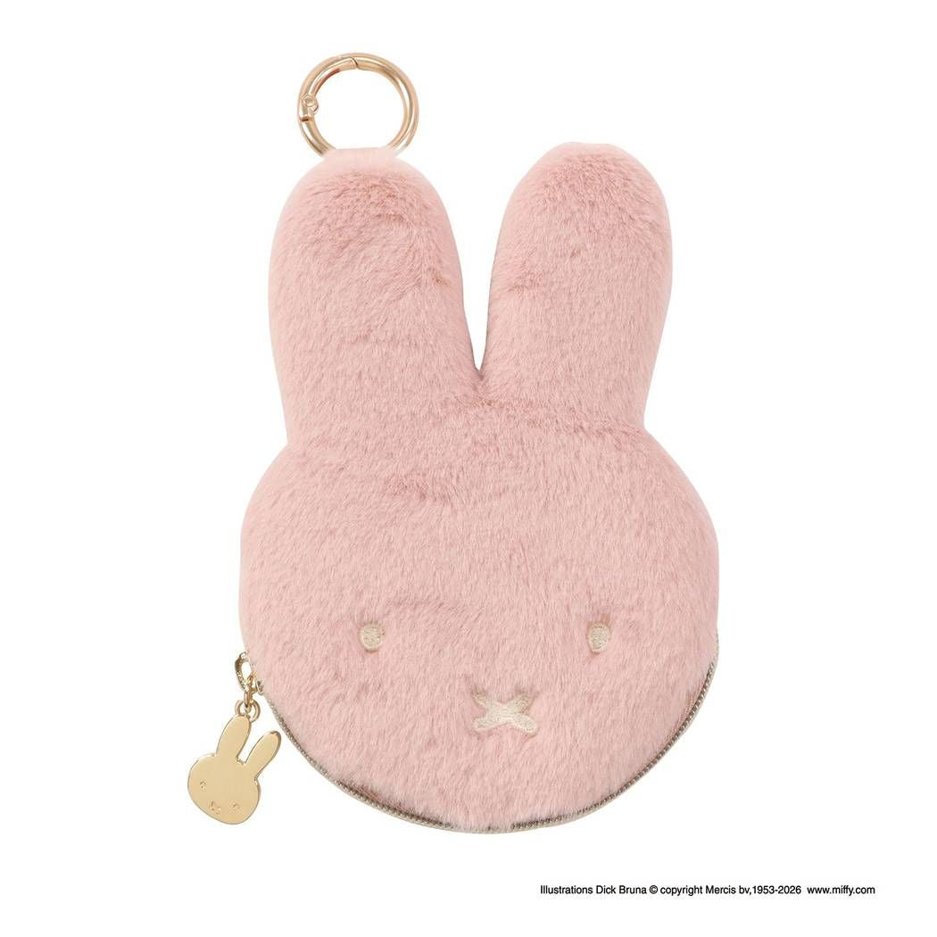 ミッフィー 小銭入れ miffy フェイスシリーズ コインケース ピンク ディックブルーナ BSS