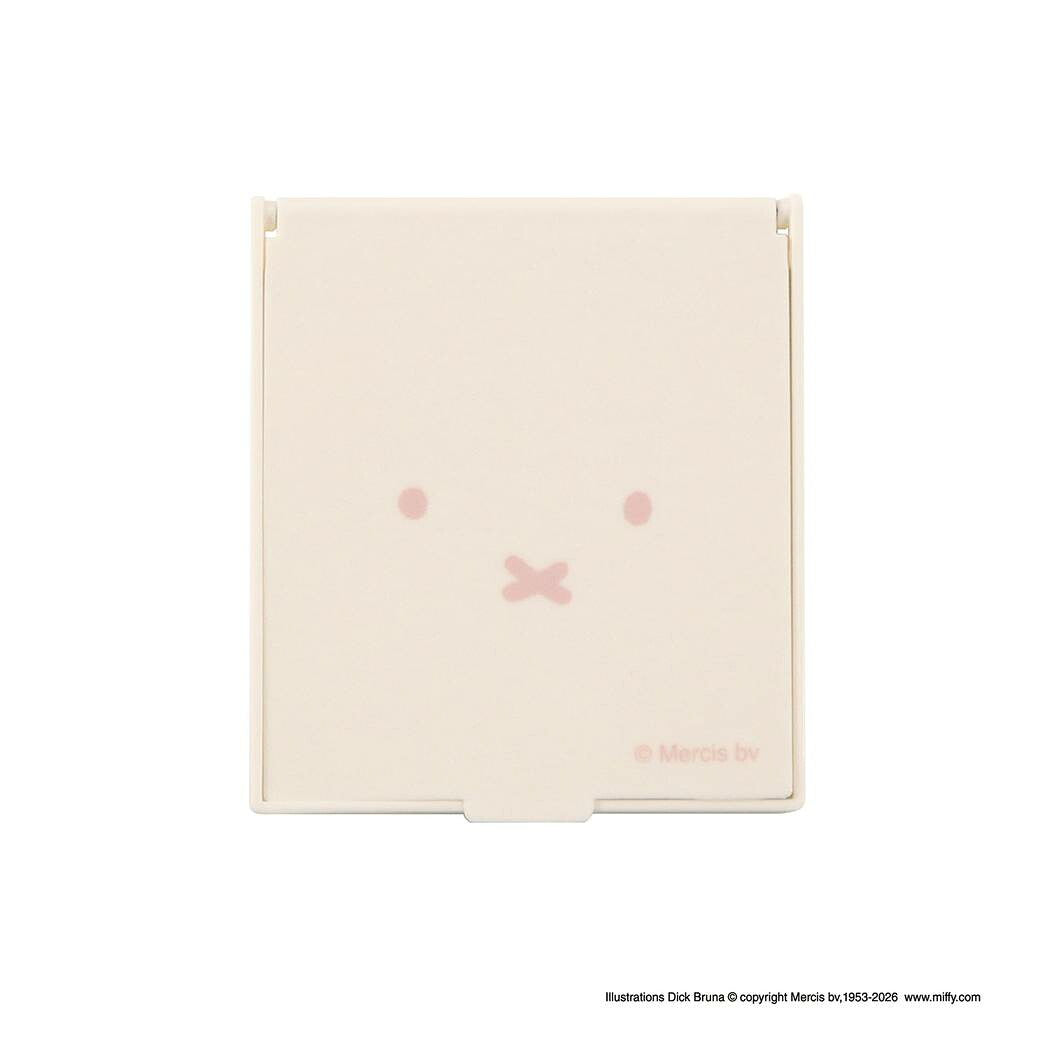 ミッフィー 手鏡 miffy フェイスシリーズ ミラー Sサイズ コンパクト 鏡 スタンド アイボリー ディックブルーナ BSS