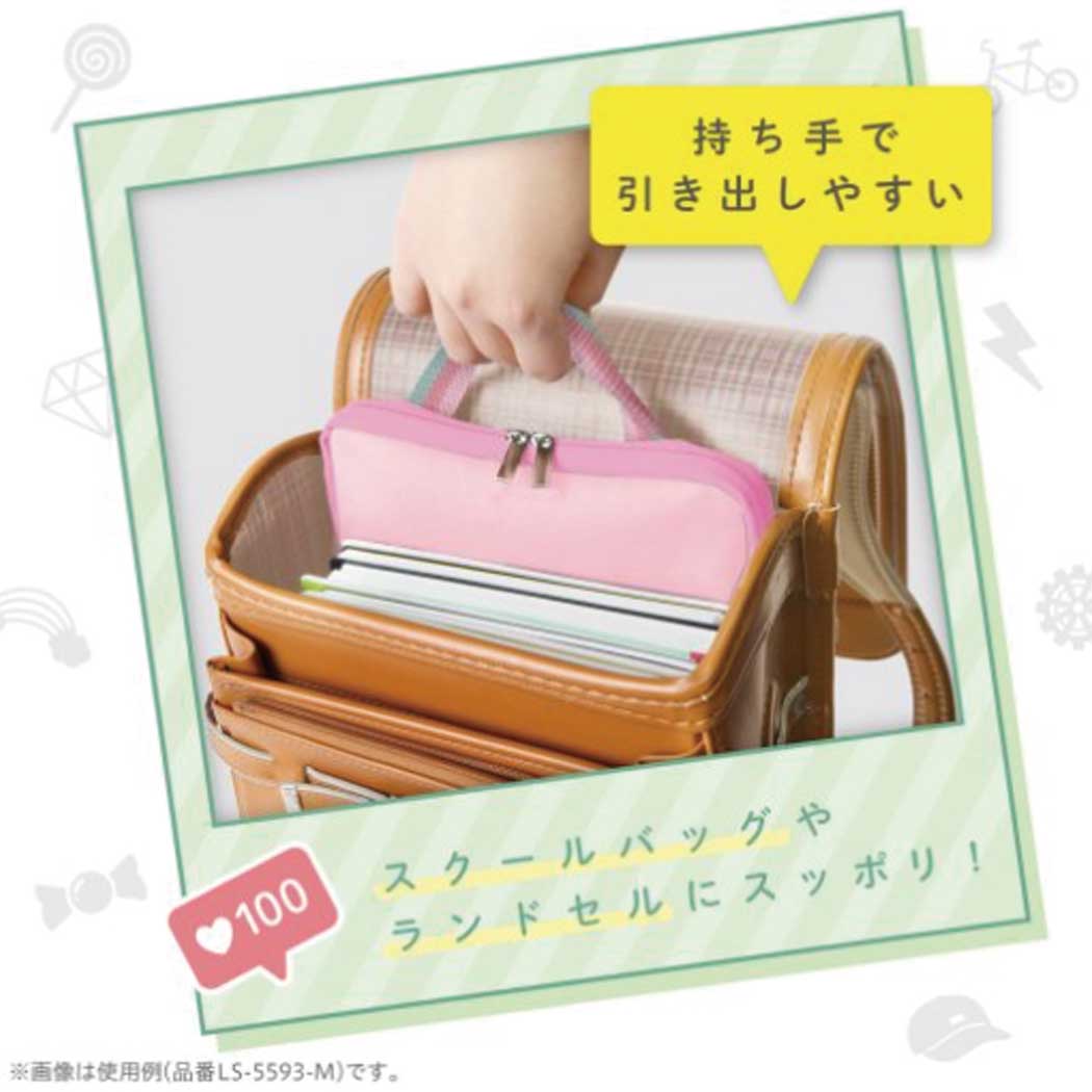 タブレットケース クッション付スクールPCケース シフトプラス Mサイズ ～11.6インチ かるほご ギア ネイビー ソニック
