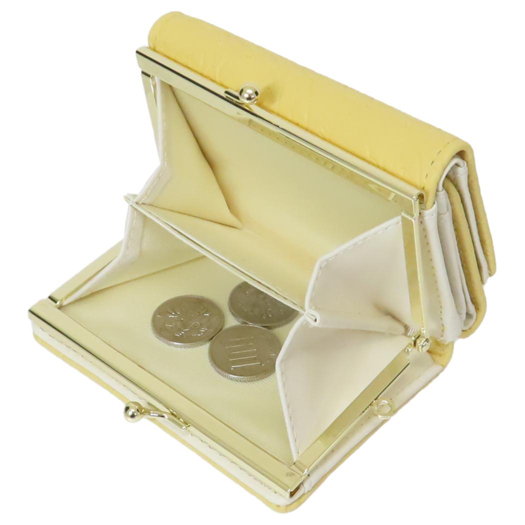 口金財布 レディース財布 ちいかわ うさぎ イエロー アルディ プレゼント