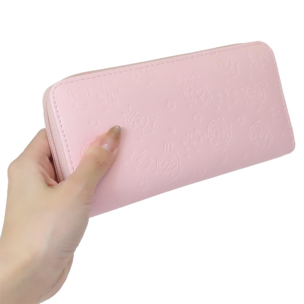 ラウンド長財布 レディース財布 ちいかわ ピンク アルディ プレゼント