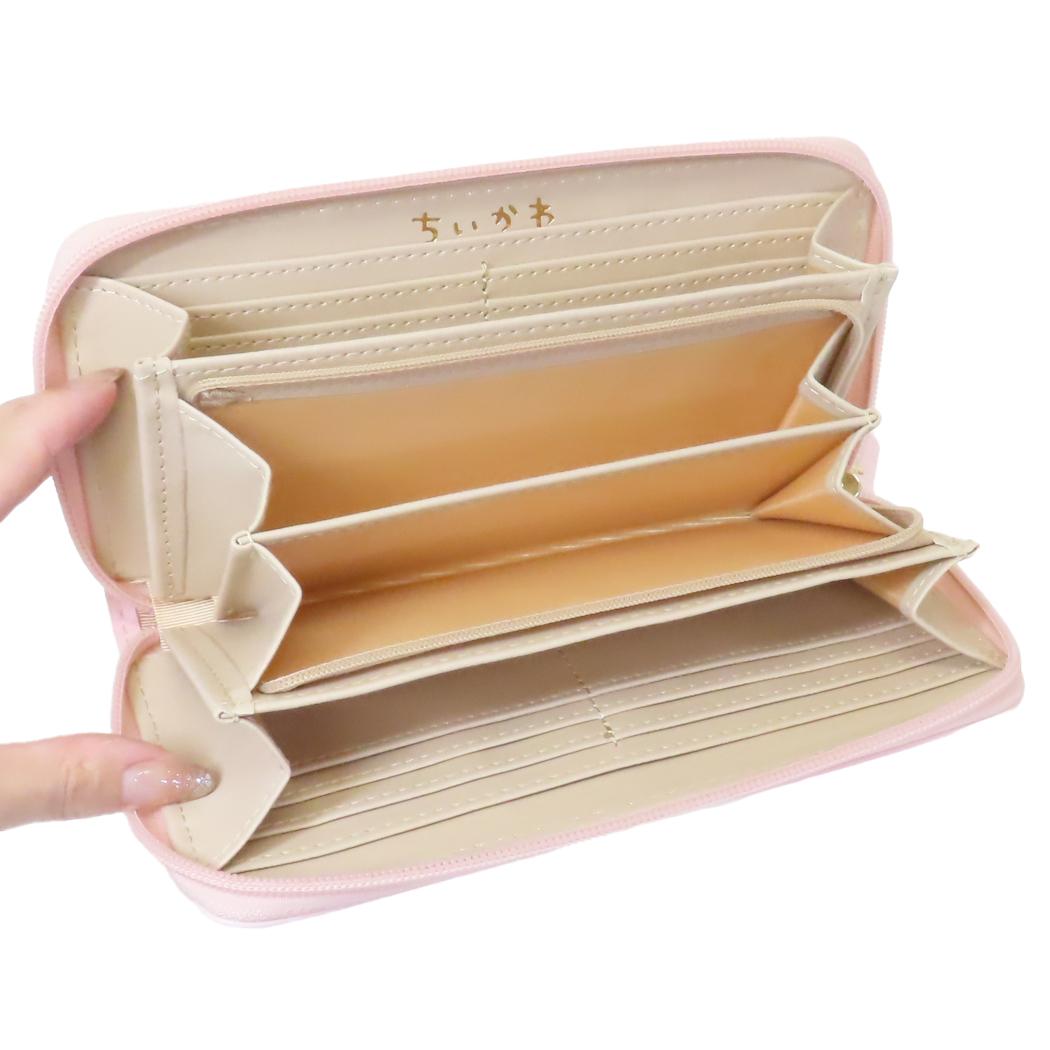 ラウンド長財布 レディース財布 ちいかわ ピンク アルディ プレゼント