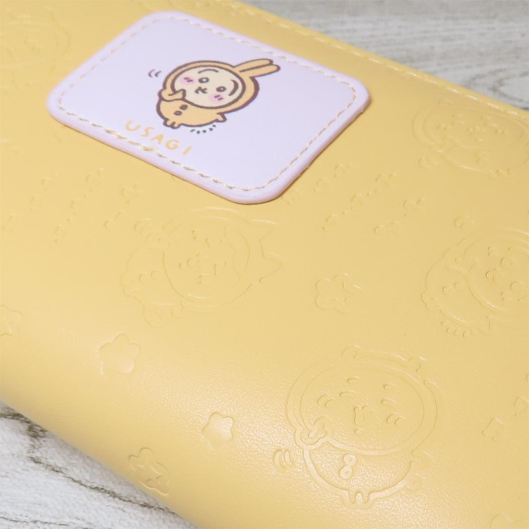 ラウンド長財布 レディース財布 ちいかわ うさぎ イエロー アルディ プレゼント