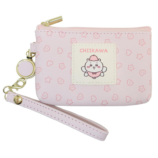 ちいかわ 小銭入れ＆定期入れ リール付きパス＆コインケース アルディ ICカードケース 小物入れ キャラクター グッズ メール便可 シネマコレクション