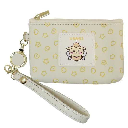ちいかわ 小銭入れ＆定期入れ リール付きパス＆コインケース うさぎ アルディ ICカードケース 小物入れ キャラクター グッズ メール便可 シネマコレクション