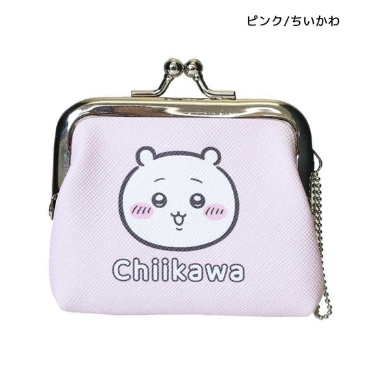 ちいかわ 小銭入れ ミニがま口コインケース ピンク/ちいかわ アルディ
