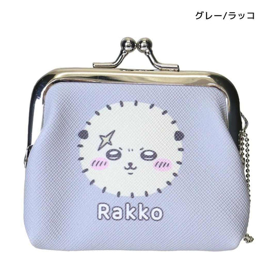 ちいかわ 小銭入れ ミニがま口コインケース グレー/ラッコ アルディ