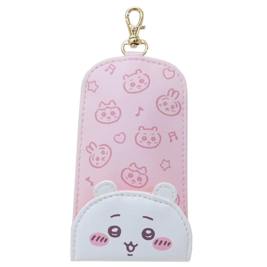 リール付きキーケース キーカバー ちいかわ ピンク アルディ 鍵入れ かわいい メール便可