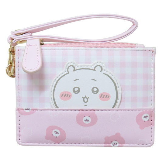 フラグメントケース パス＆コイン＆カードケース ちいかわ ひょっこり ピンク アルディ ICカードケース メール便可